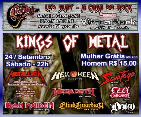 A noite em que o Rust in Beer tocou Metallica. 